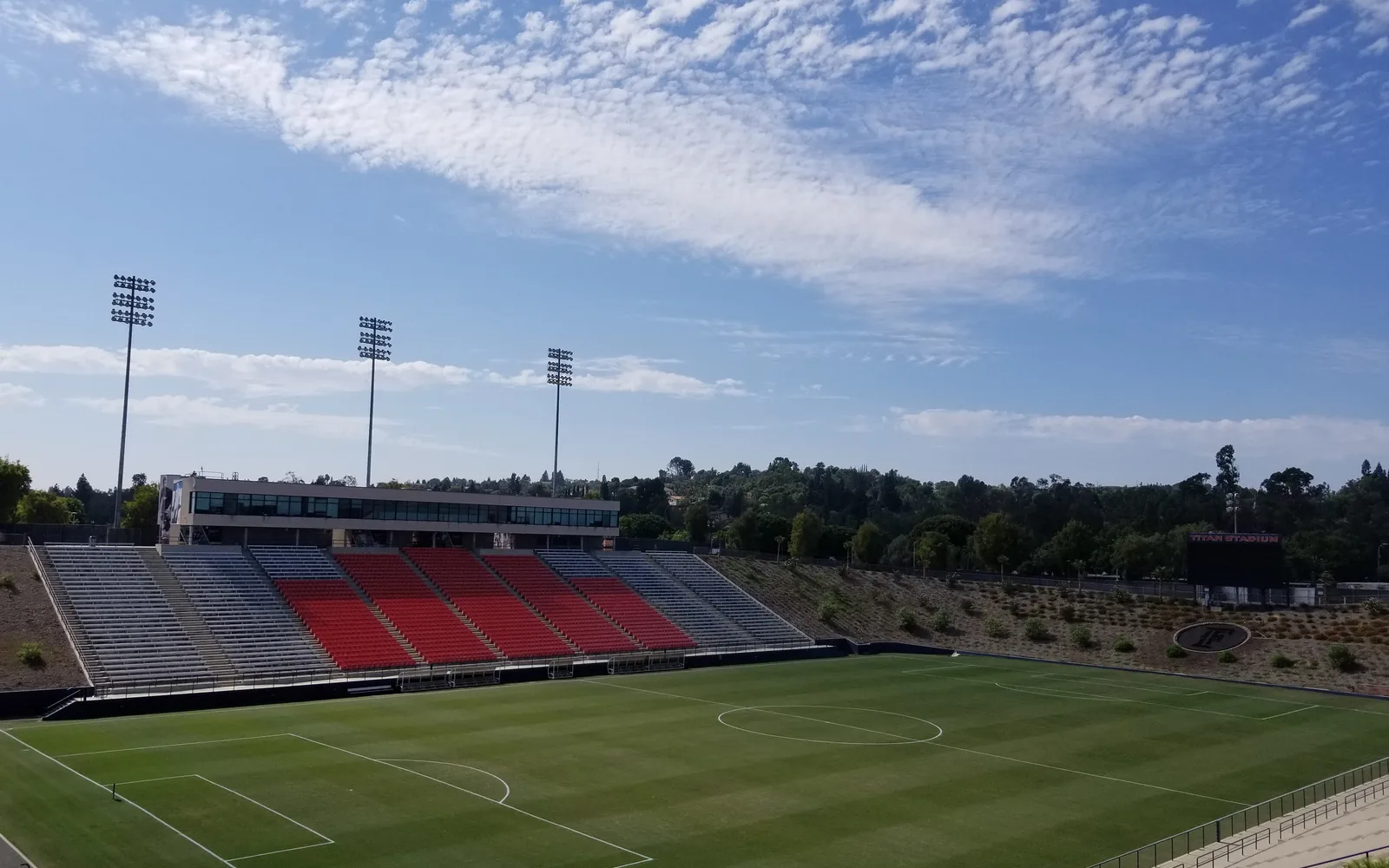 Titan Stadium at Cal State Fullerton, home of the Titans athletic programs